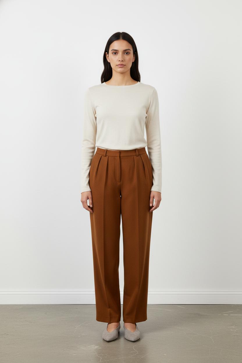 Pantalon Marron - Taille S/36