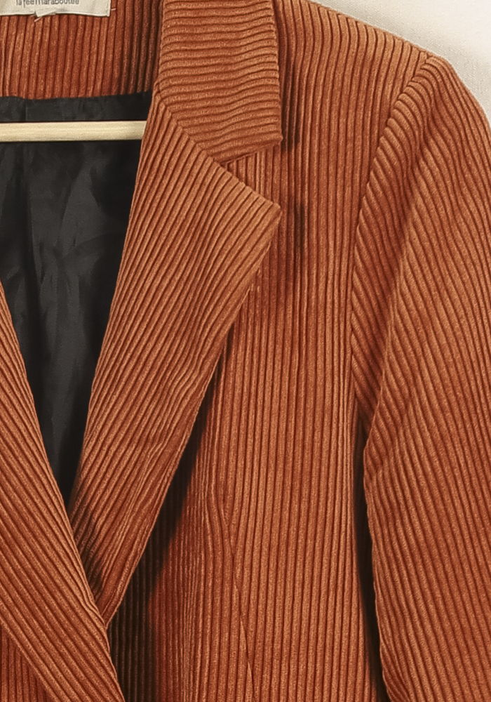 Blazer Orange - Taille XL/42 de la marque La Fée Maraboutée | PARAD35034 - Vendu par Paradigme - Image 3