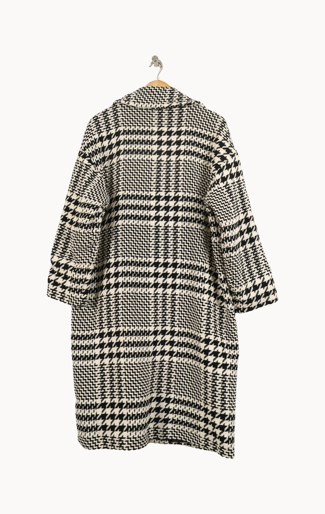 Manteau Noir et Blanc - Taille S/36 de la marque La Fée Maraboutée | PARAD35036 - Vendu par Paradigme - Image 4