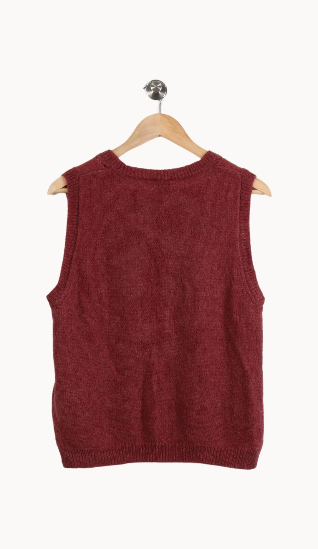 Débardeur en Laine Bordeaux - Taille M/38 de la marque Ekyog | PARAD35048 - Vendu par Paradigme - Image 4