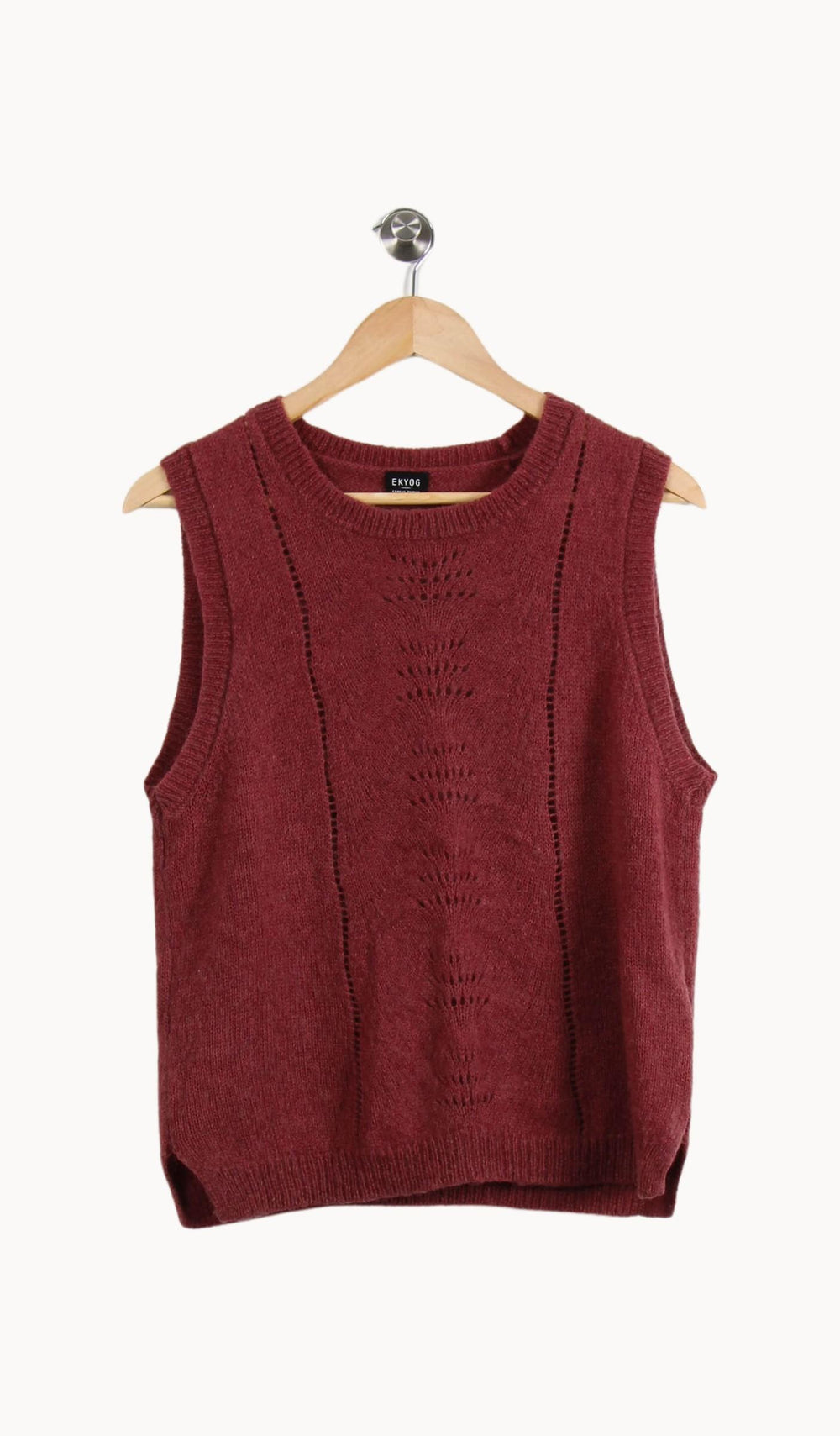 Débardeur en Laine Bordeaux - Taille M/38 de la marque Ekyog | PARAD35048 - Vendu par Paradigme - Image 2