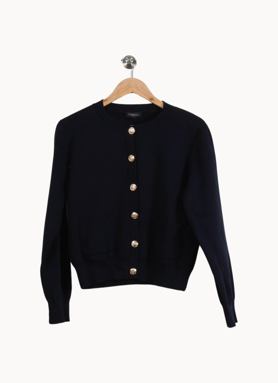 Cardigan Bleu - Taille M/38 de la marque Caroll | PARAD35064 - Vendu par Paradigme - Image 2