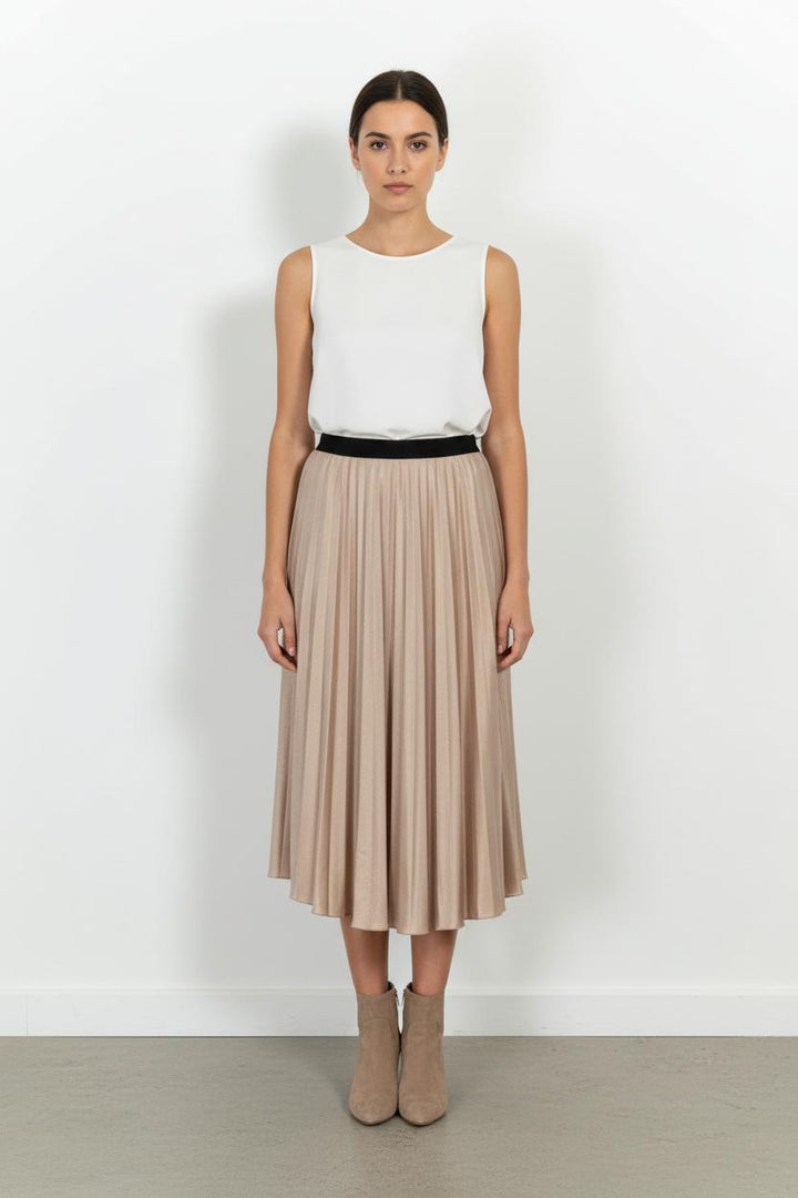 Jupe Plissée Rose - Taille L/40 de la marque Essentiel Antwerp | PARAD35068 - Vendu par Paradigme - Image 1