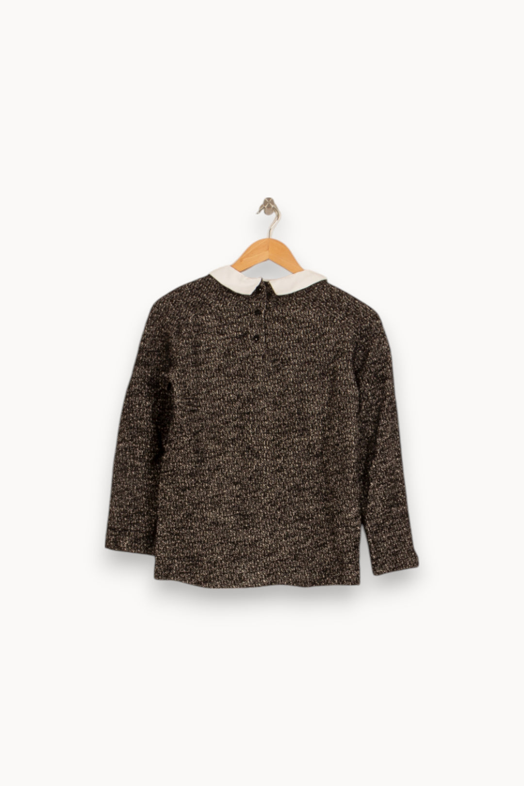 Pull Noir et Blanc - Taille M/38 de la marque Sandro | PARAD35069 - Vendu par Paradigme - Image 4