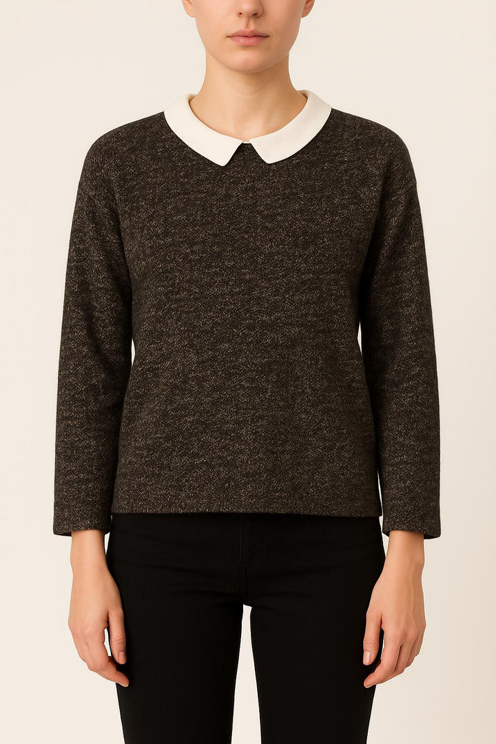 Pull Noir et Blanc - Taille M/38 de la marque Sandro | PARAD35069 - Vendu par Paradigme - Image 1