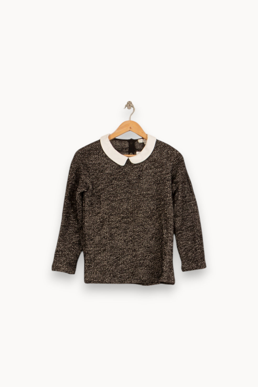Pull Noir et Blanc - Taille M/38 de la marque Sandro | PARAD35069 - Vendu par Paradigme - Image 2