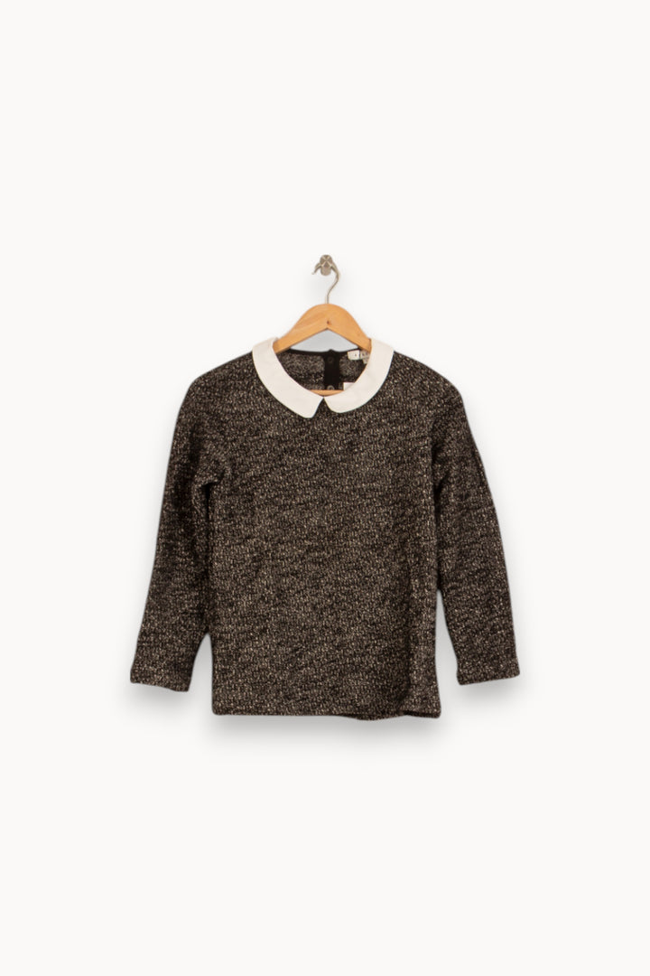 Pull Noir et Blanc - Taille M/38 de la marque Sandro | PARAD35069 - Vendu par Paradigme - Image 2