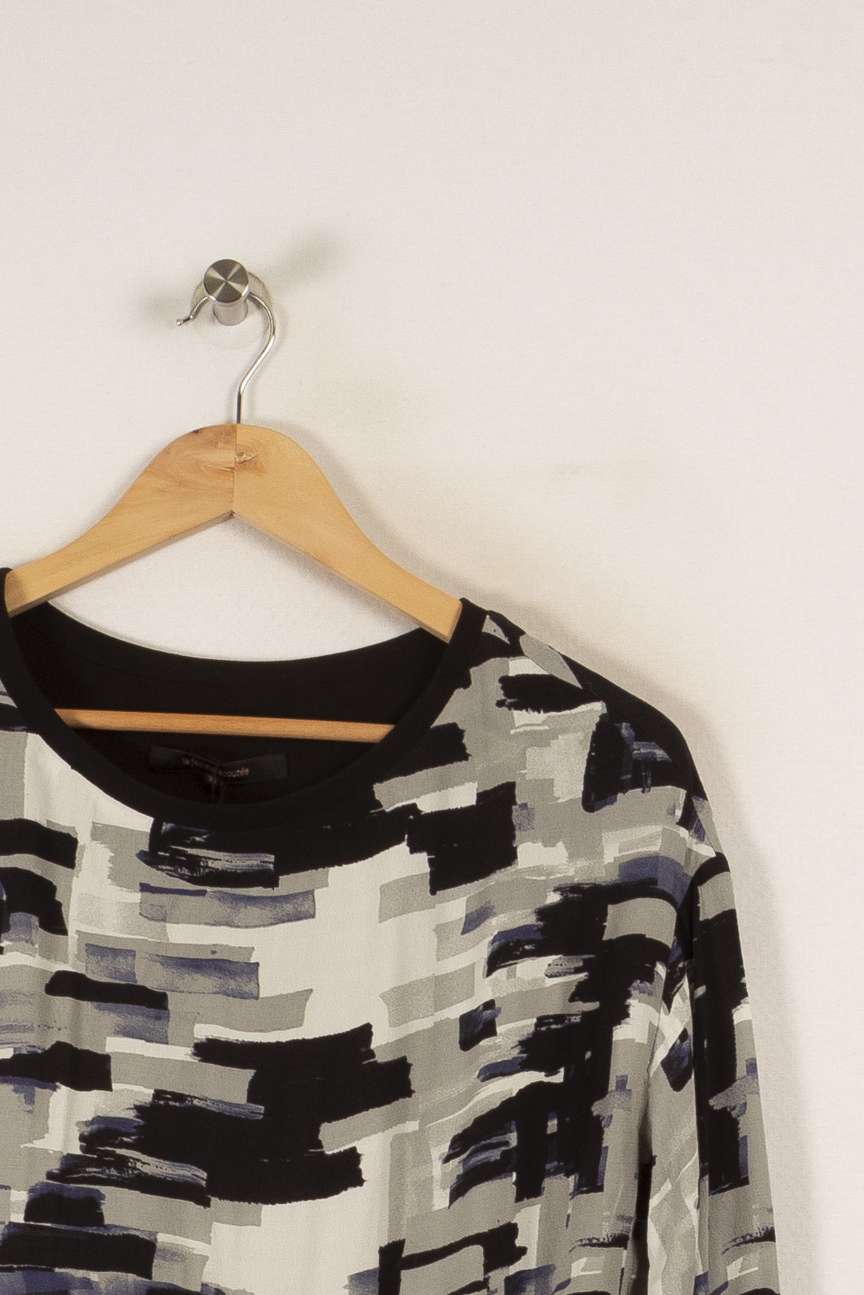 Blouse multicolore - Taille S/36 de la marque La Fée Maraboutée | PARAD35075 - Vendu par Paradigme - Image 2