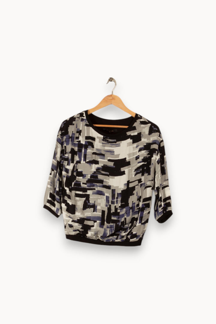 Blouse multicolore - Taille S/36 de la marque La Fée Maraboutée | PARAD35075 - Vendu par Paradigme - Image 1