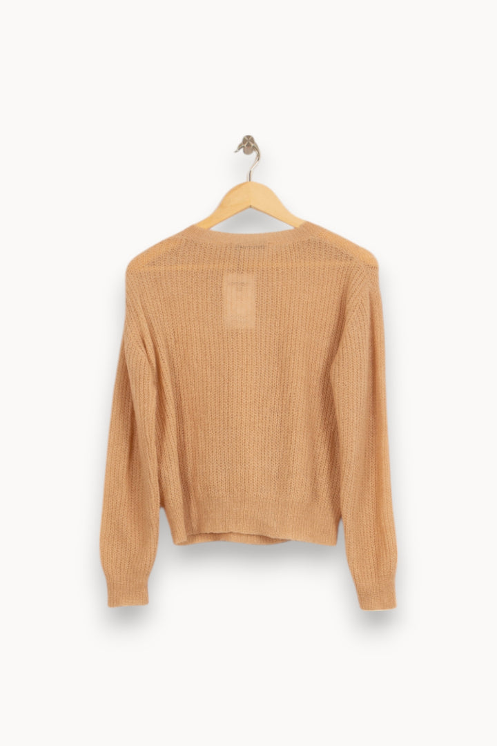 Pull Beige - Taille XS/34 de la marque La Fée Maraboutée | PARAD35080 - Vendu par Paradigme - Image 4