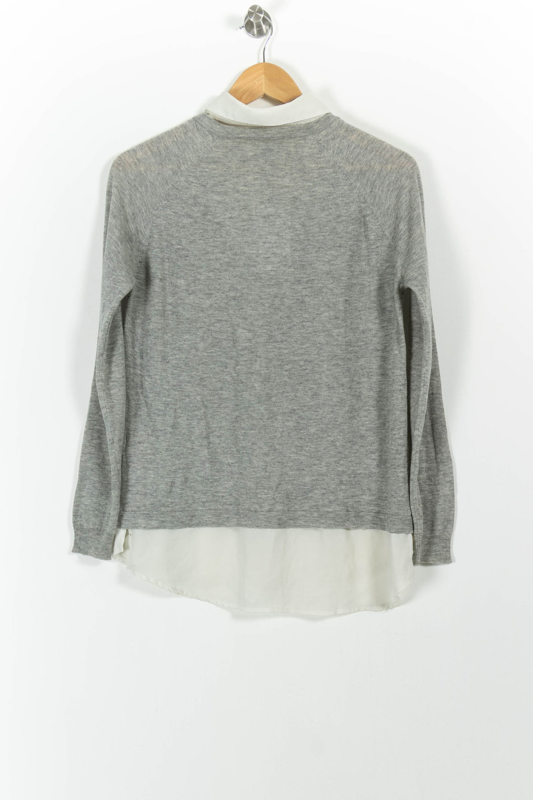 Pull Gris et Blanc - Taille S/36 de la marque Karl Marc John | PARAD35095 - Vendu par Paradigme - Image 4