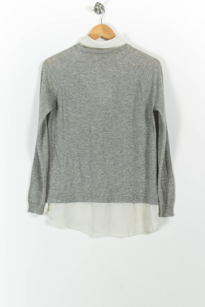 Pull Gris et Blanc - Taille S/36 de la marque Karl Marc John | PARAD35095 - Vendu par Paradigme - Image 4