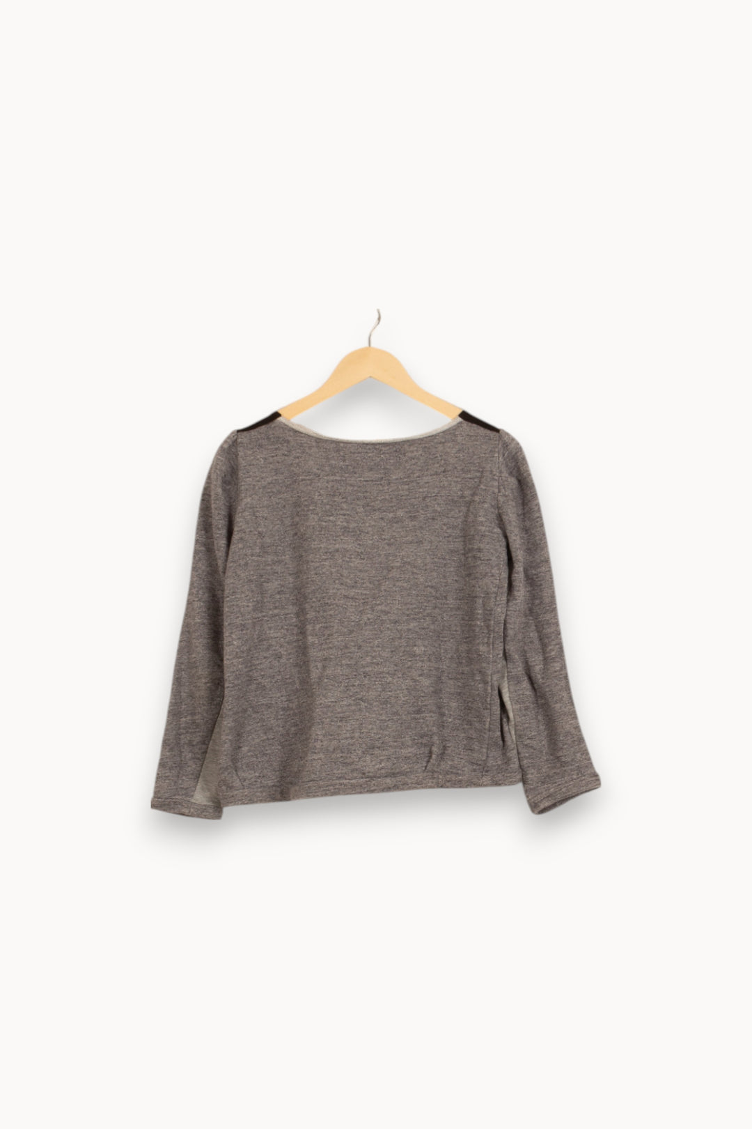 Sweat Gris et Gris Clair - Taille S/36 de la marque Maje | PARAD35155 - Vendu par Paradigme - Image 4