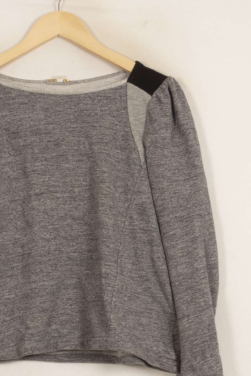 Sweat Gris et Gris Clair - Taille S/36 de la marque Maje | PARAD35155 - Vendu par Paradigme - Image 3