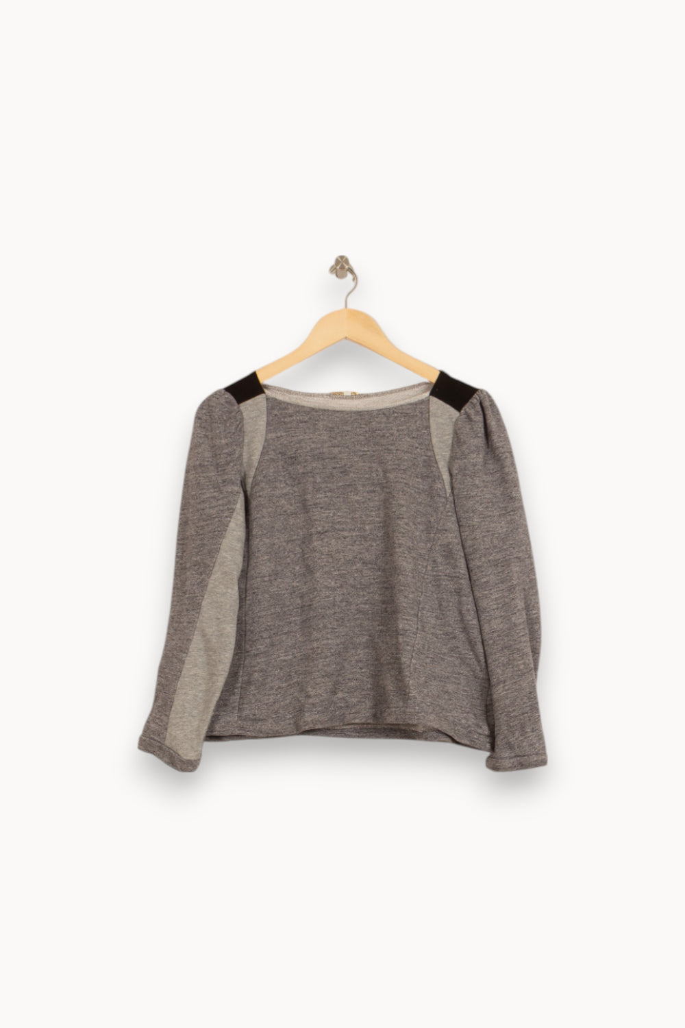 Sweat Gris et Gris Clair - Taille S/36 de la marque Maje | PARAD35155 - Vendu par Paradigme - Image 2