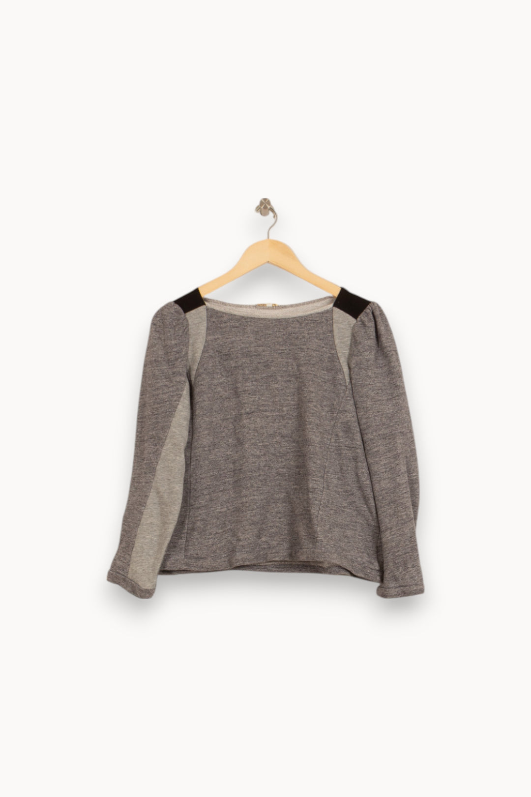 Sweat Gris et Gris Clair - Taille S/36 de la marque Maje | PARAD35155 - Vendu par Paradigme - Image 2