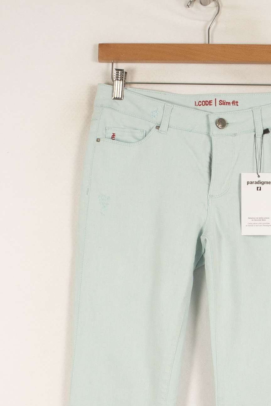 Jean Bleu - Taille S/36 de la marque I.Code | PARAD35374 - Vendu par Paradigme - Image 2