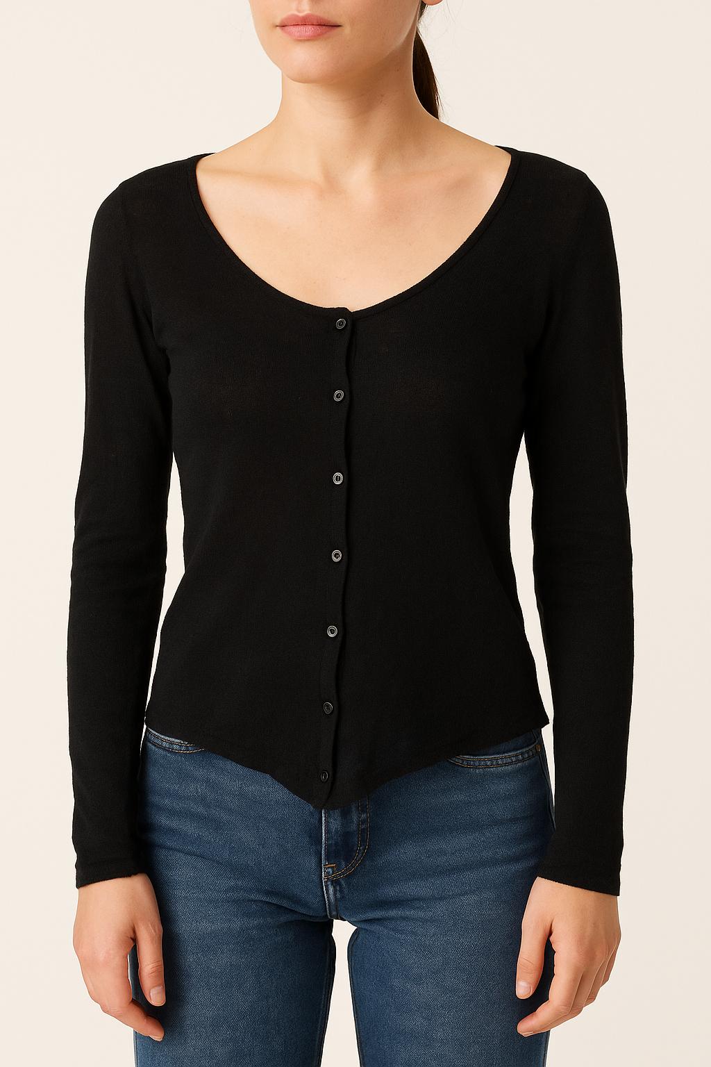 T-shirt Noir - Taille M/38 de la marque One Step | PARAD35376 - Vendu par Paradigme - Image 1