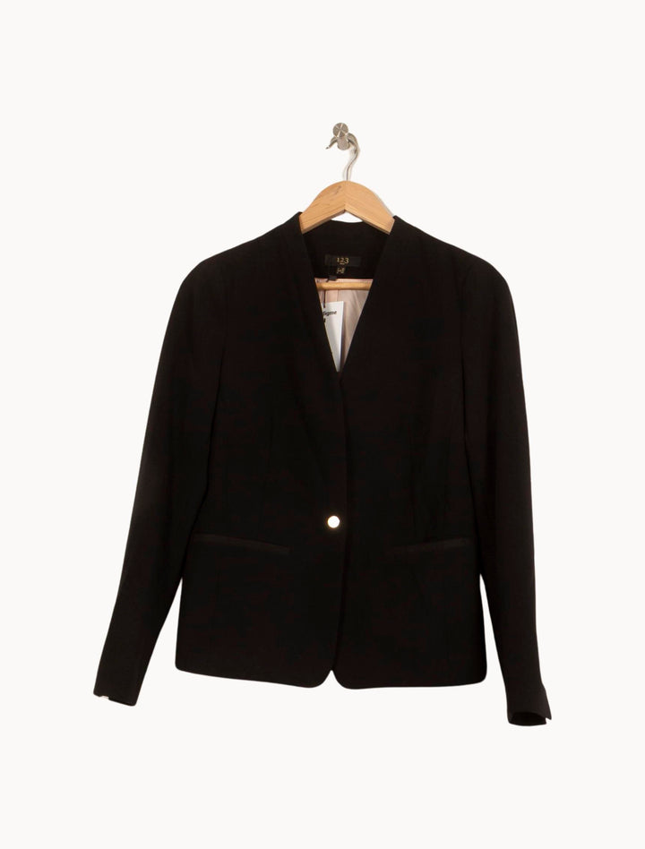 Veste Tailleur Noire - Taille S/36 de la marque Maison 123 | PARAD35377 - Vendu par Paradigme - Image 2