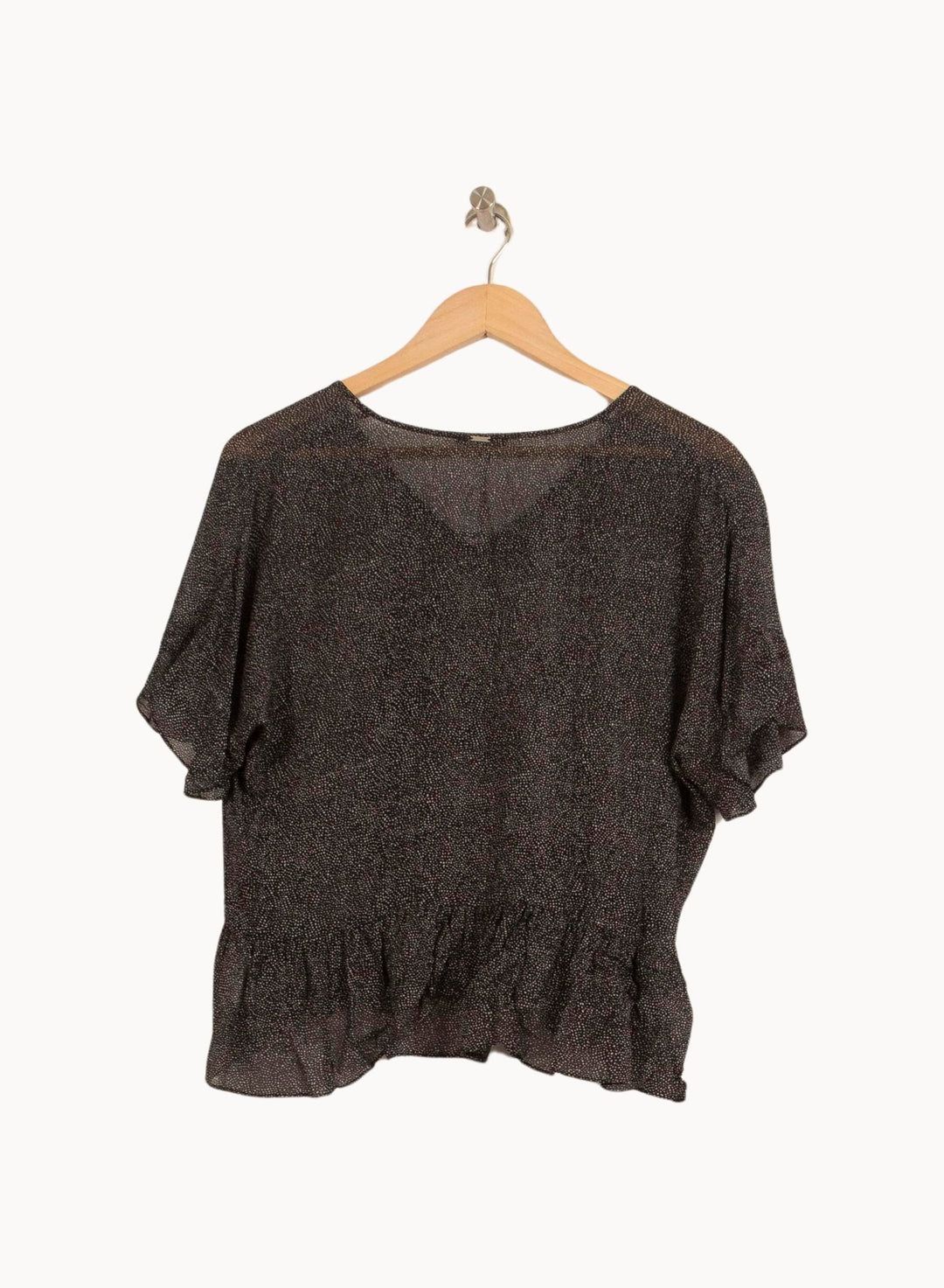 Blouse Noire - Taille L/40 de la marque IKKS | PARAD35378 - Vendu par Paradigme - Image 4