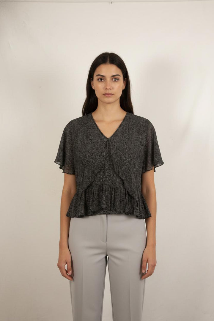 Blouse Noire - Taille L/40