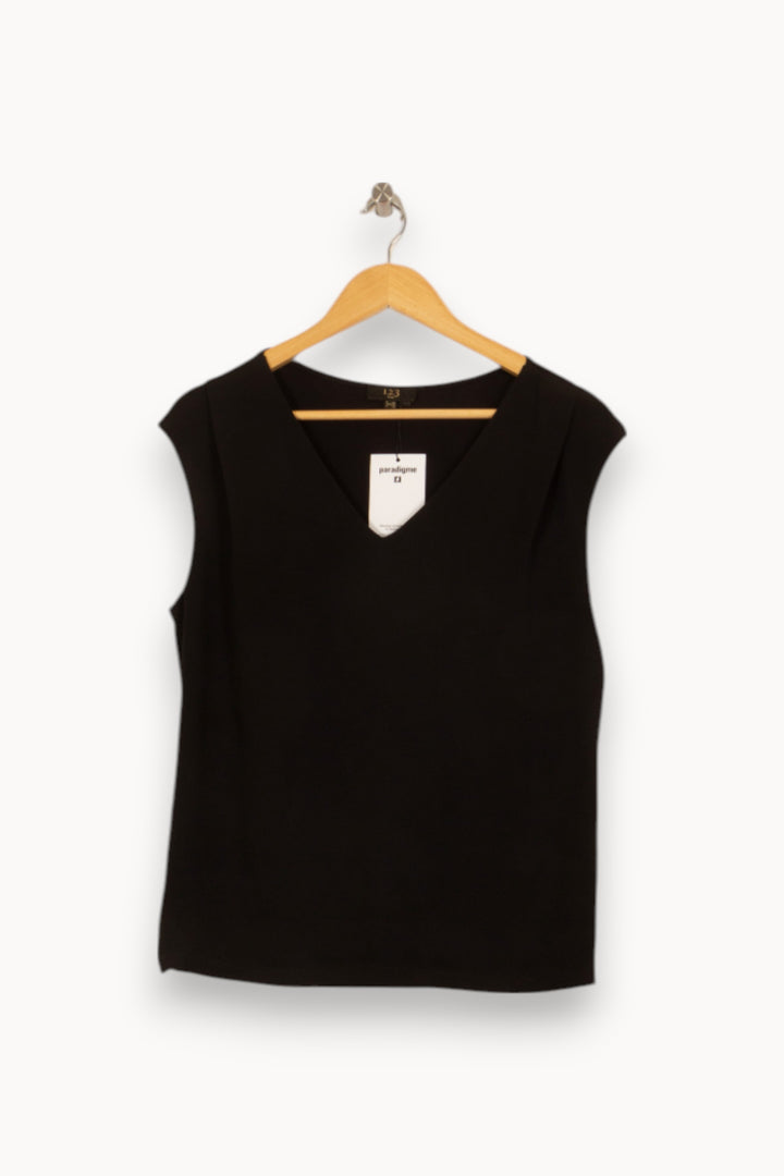 Débardeur Noir - Taille S/36 de la marque Maison 123 | PARAD35383 - Vendu par Paradigme - Image 2