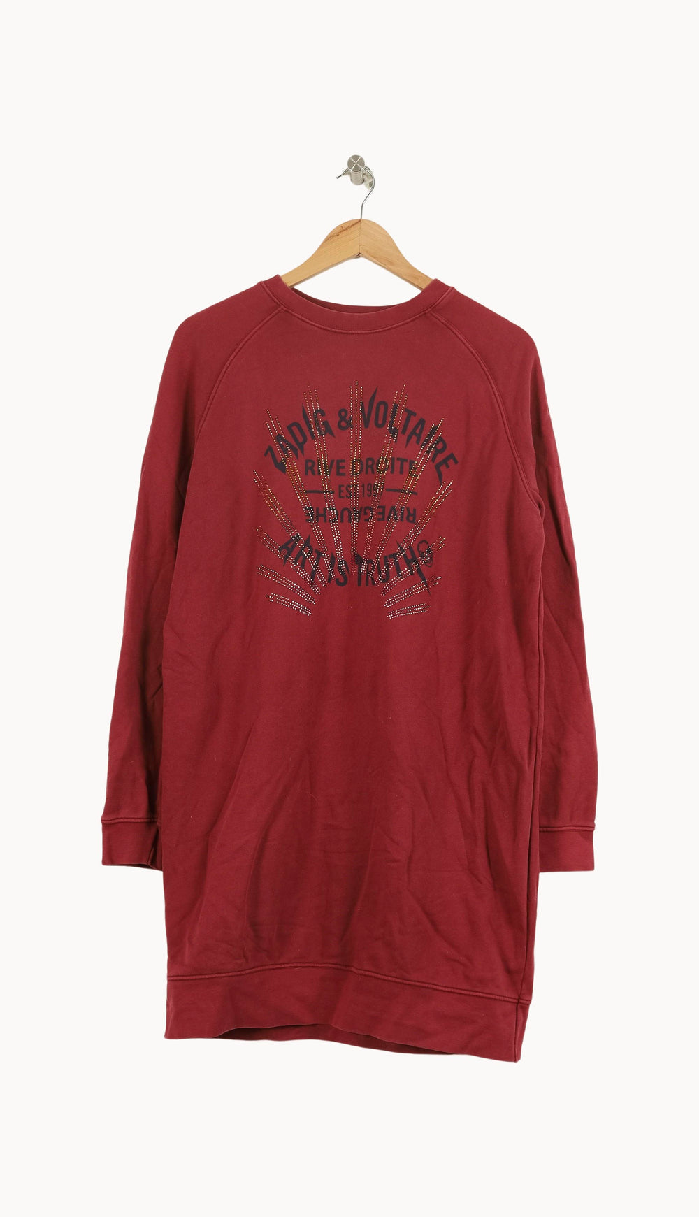 Sweat-shirt Bordeaux - Taille M/38 de la marque Zadig&Voltaire | PARAD35385 - Vendu par Paradigme - Image 2