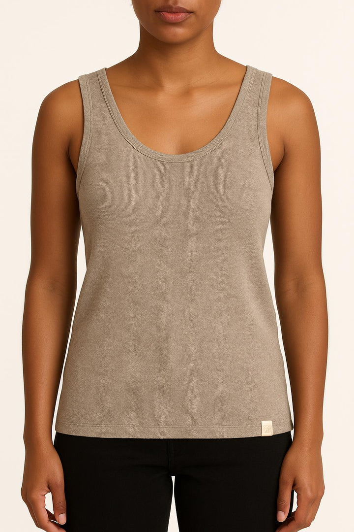 Débardeur Gris - Taille S/36 de la marque American Vintage | PARAD35388 - Vendu par Paradigme - Image 1