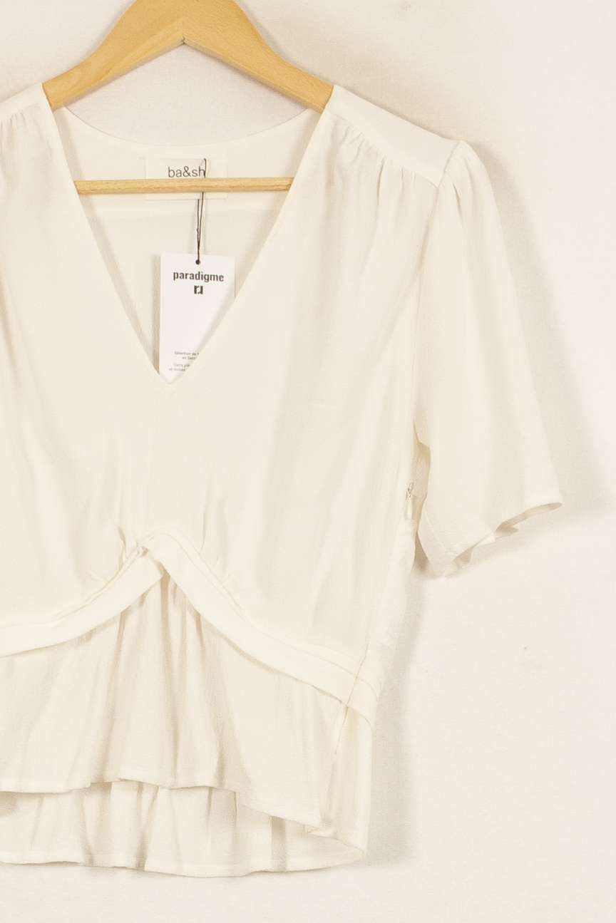 Blouse Blanche - Taille S/36 de la marque ba&sh | PARAD35389 - Vendu par Paradigme - Image 3