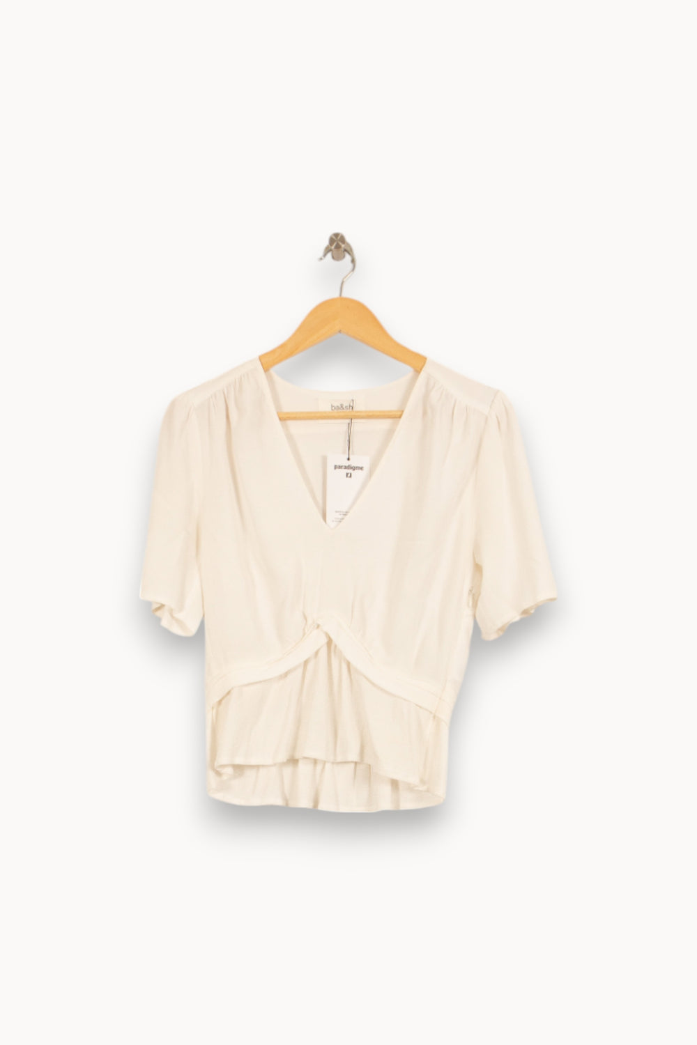 Blouse Blanche - Taille S/36 de la marque ba&sh | PARAD35389 - Vendu par Paradigme - Image 2