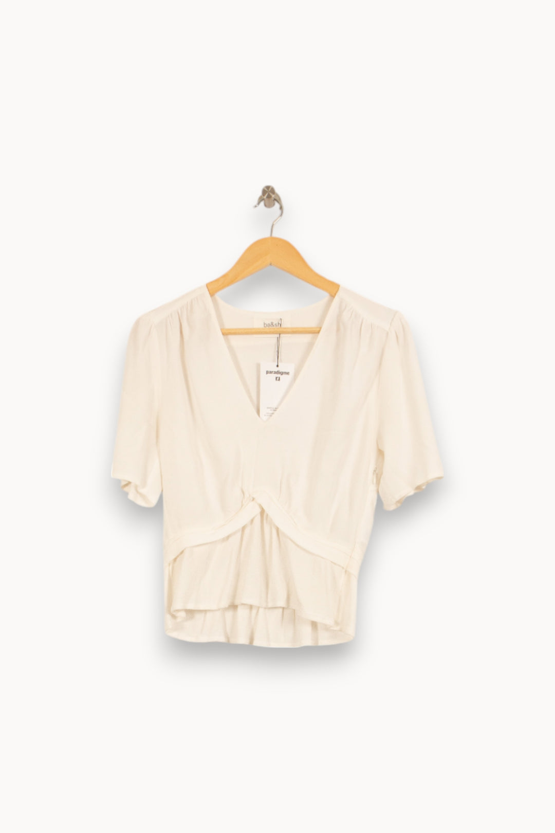 Blouse Blanche - Taille S/36 de la marque ba&sh | PARAD35389 - Vendu par Paradigme - Image 2