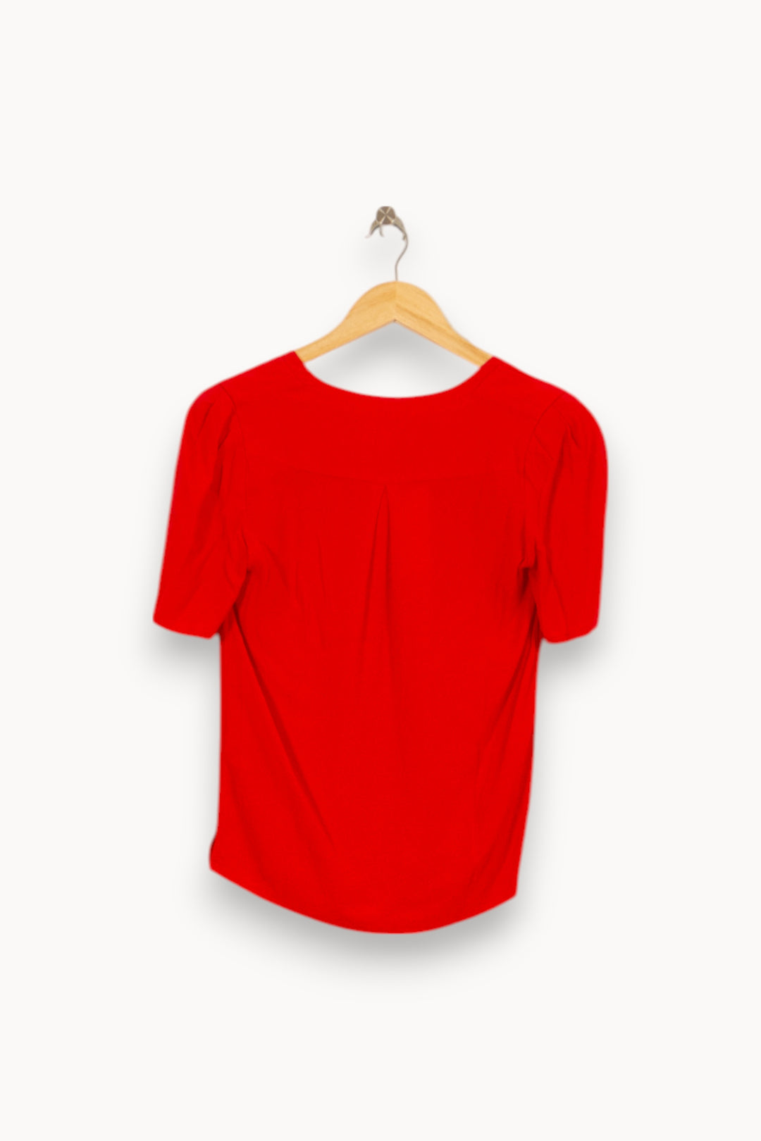 Blouse Rouge - Taille XS/34 de la marque ba&sh | PARAD35391 - Vendu par Paradigme - Image 4