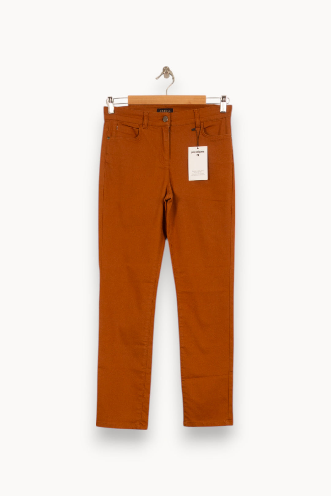 Jean Orange - Taille M/38 de la marque Caroll | PARAD35392 - Vendu par Paradigme - Image 2