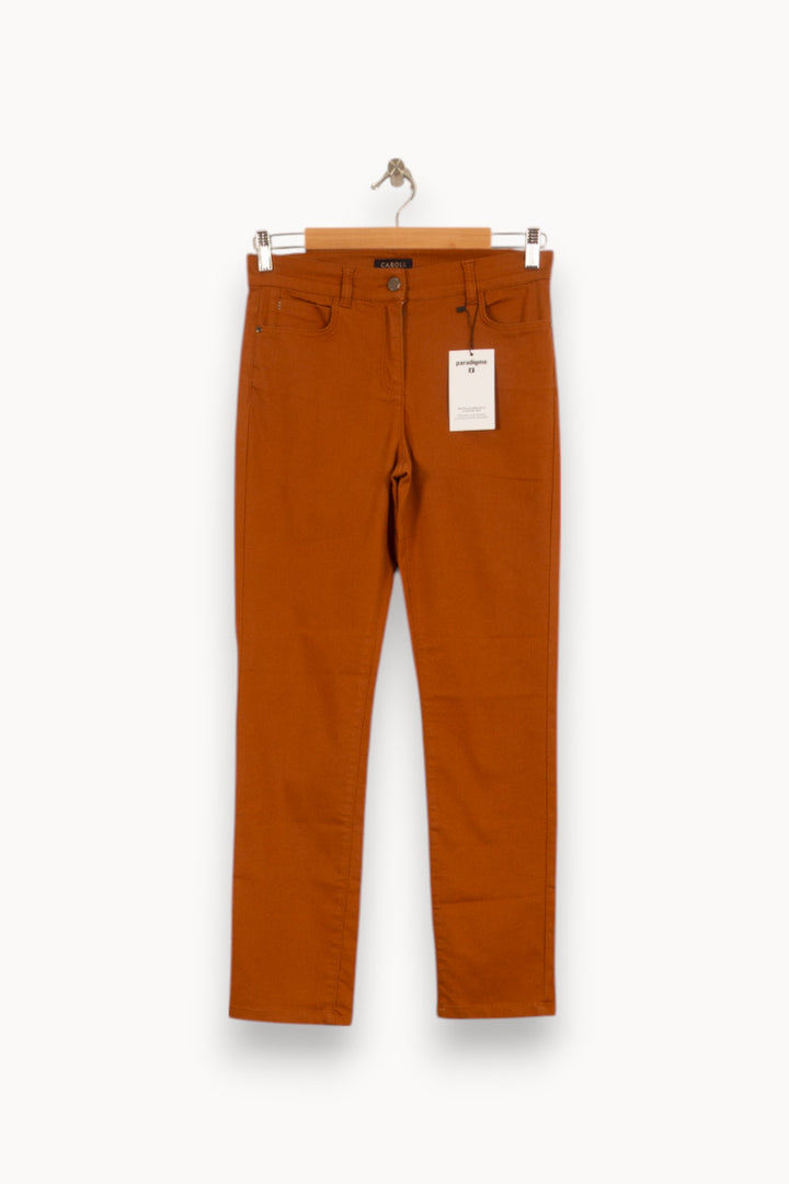 Jean Orange - Taille M/38 de la marque Caroll | PARAD35392 - Vendu par Paradigme - Image 2