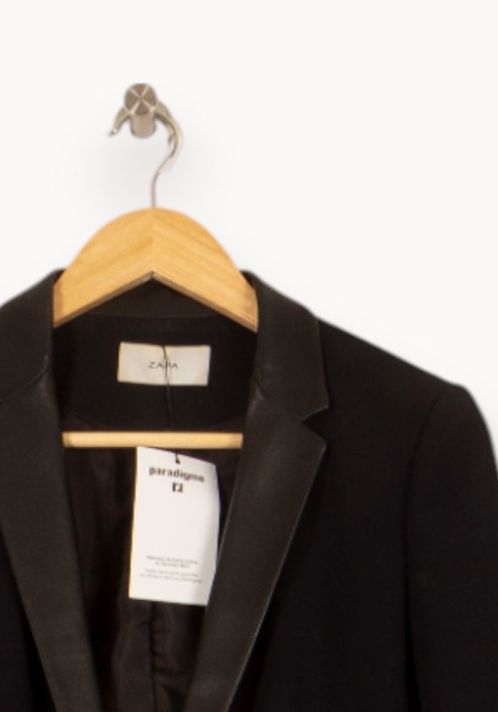 Blazer Noir - Taille M/38 de la marque ZAPA | PARAD35398 - Vendu par Paradigme - Image 3