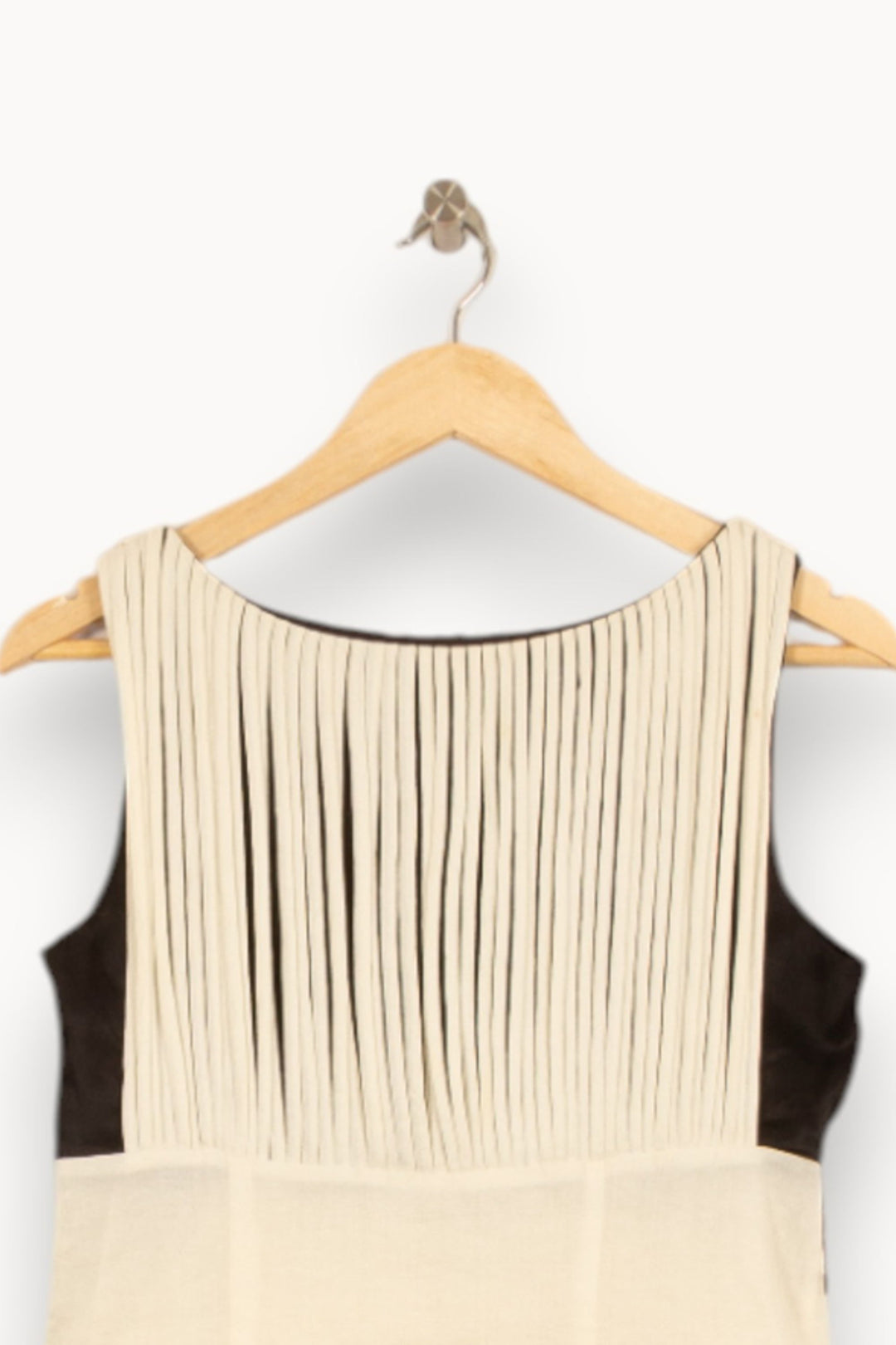 Robe Longue Blanche et Noire - Taille M/38 de la marque Derhy | PARAD35399 - Vendu par Paradigme - Image 4