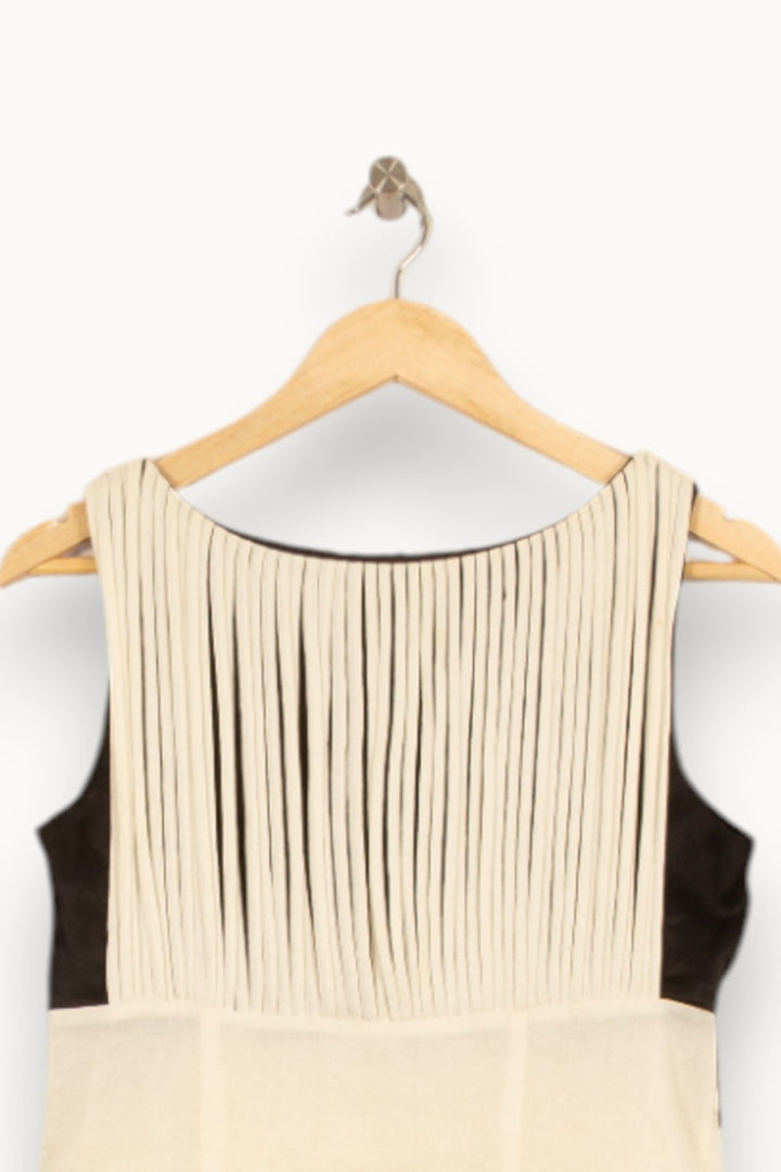 Robe Longue Blanche et Noire - Taille M/38 de la marque Derhy | PARAD35399 - Vendu par Paradigme - Image 4