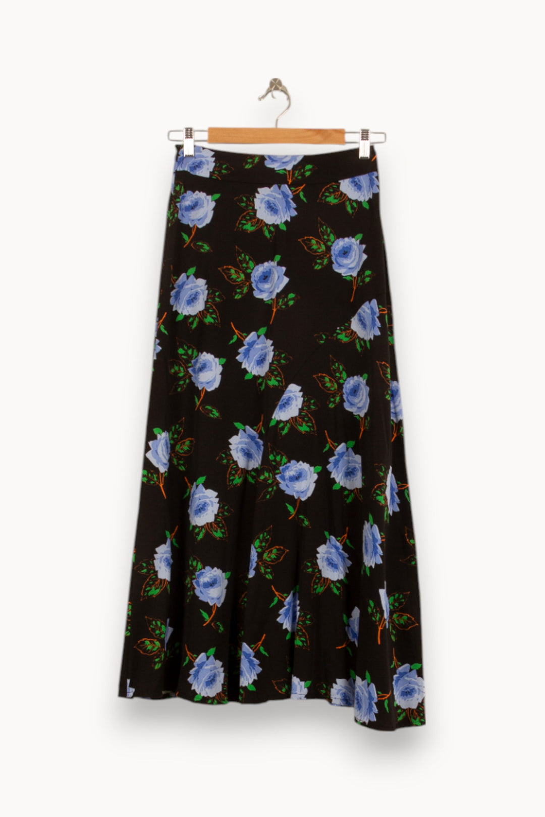 Jupe Longue Noire et Bleue - Taille S/36 de la marque Essentiel Antwerp | PARAD35408 - Vendu par Paradigme - Image 4