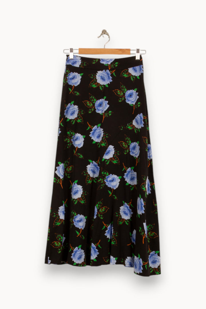 Jupe Longue Noire et Bleue - Taille S/36 de la marque Essentiel Antwerp | PARAD35408 - Vendu par Paradigme - Image 4