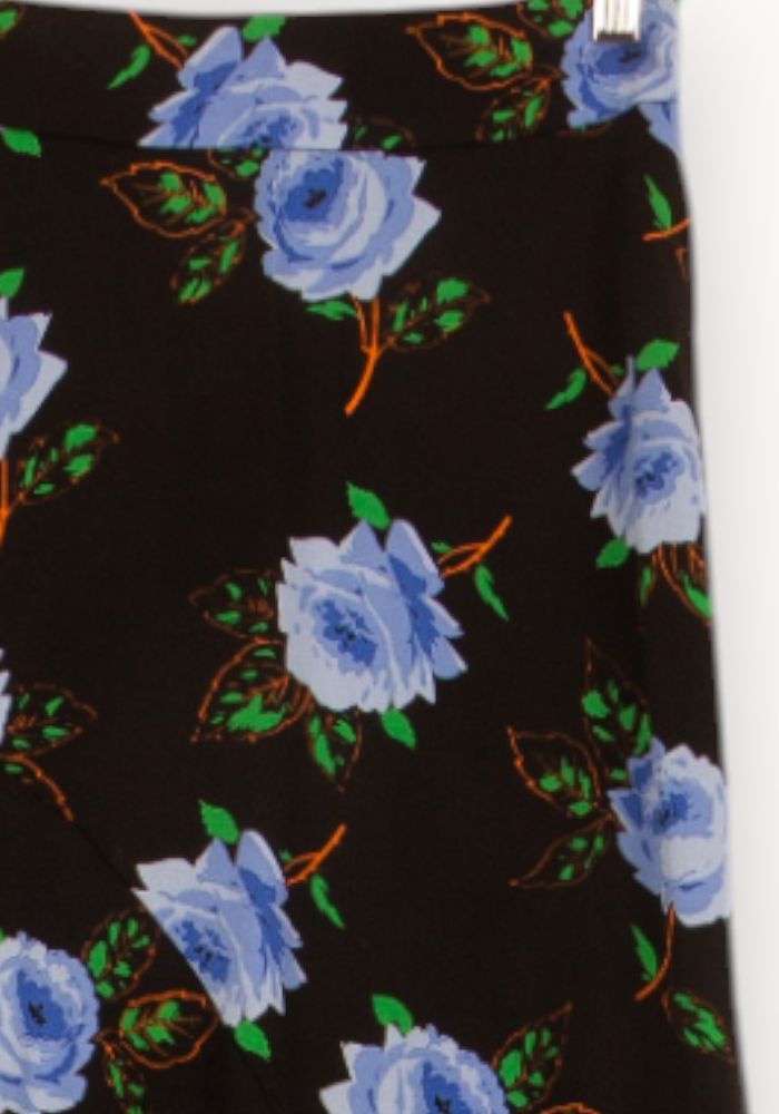 Jupe Longue Noire et Bleue - Taille S/36 de la marque Essentiel Antwerp | PARAD35408 - Vendu par Paradigme - Image 3