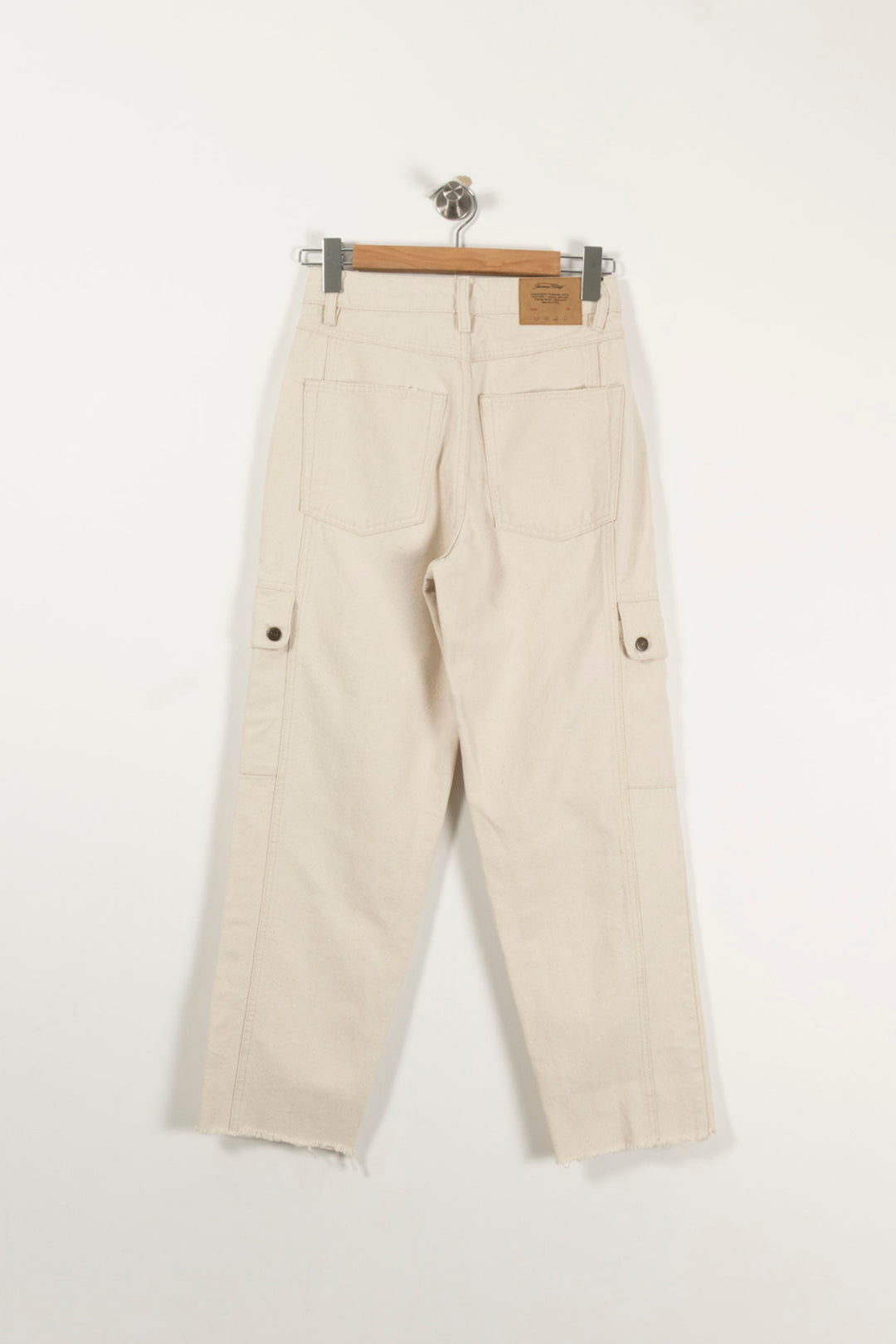 Pantalon Cargo Beige - Taille S/36 de la marque American Vintage | PARAD35412 - Vendu par Paradigme - Image 4