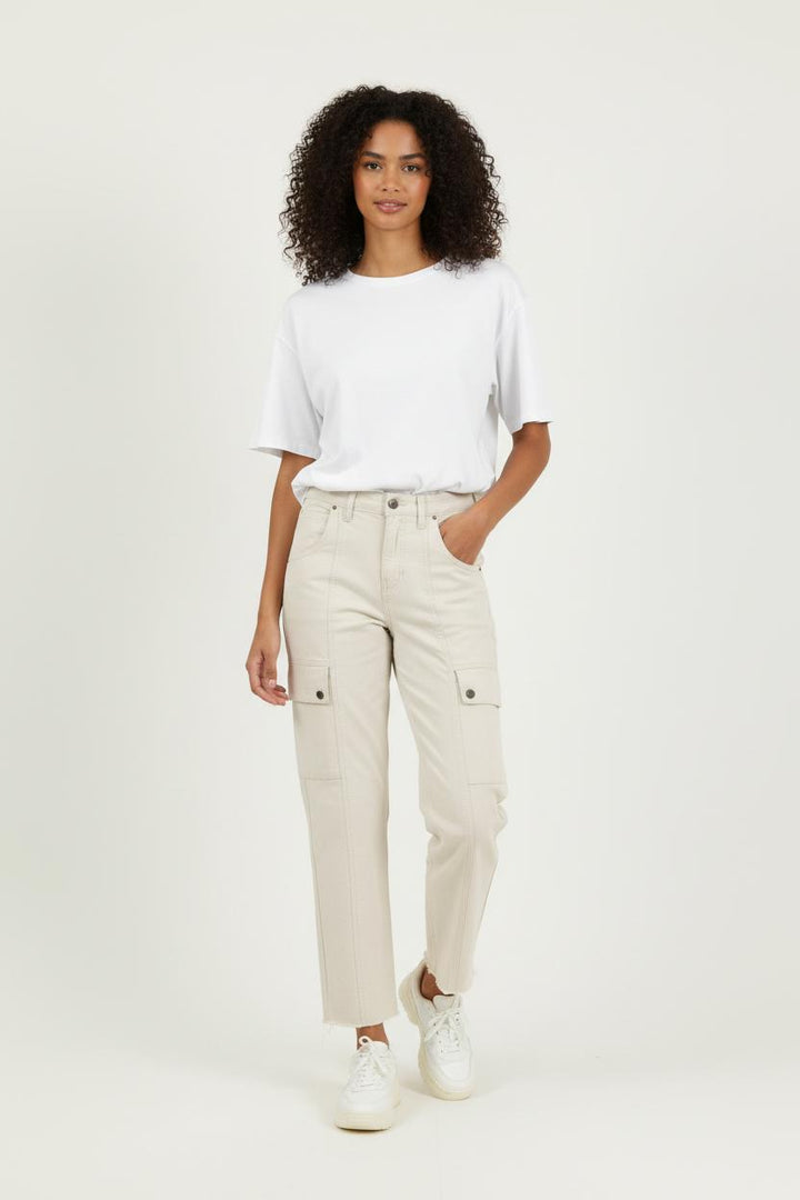 Pantalon Cargo Beige - Taille S/36 de la marque American Vintage | PARAD35412 - Vendu par Paradigme - Image 1
