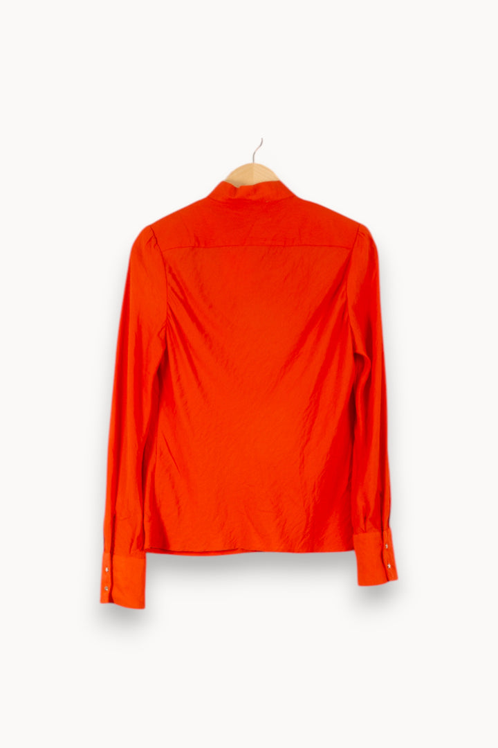 Blouse Orange - Taille S/36 de la marque Maje | PARAD35417 - Vendu par Paradigme - Image 4