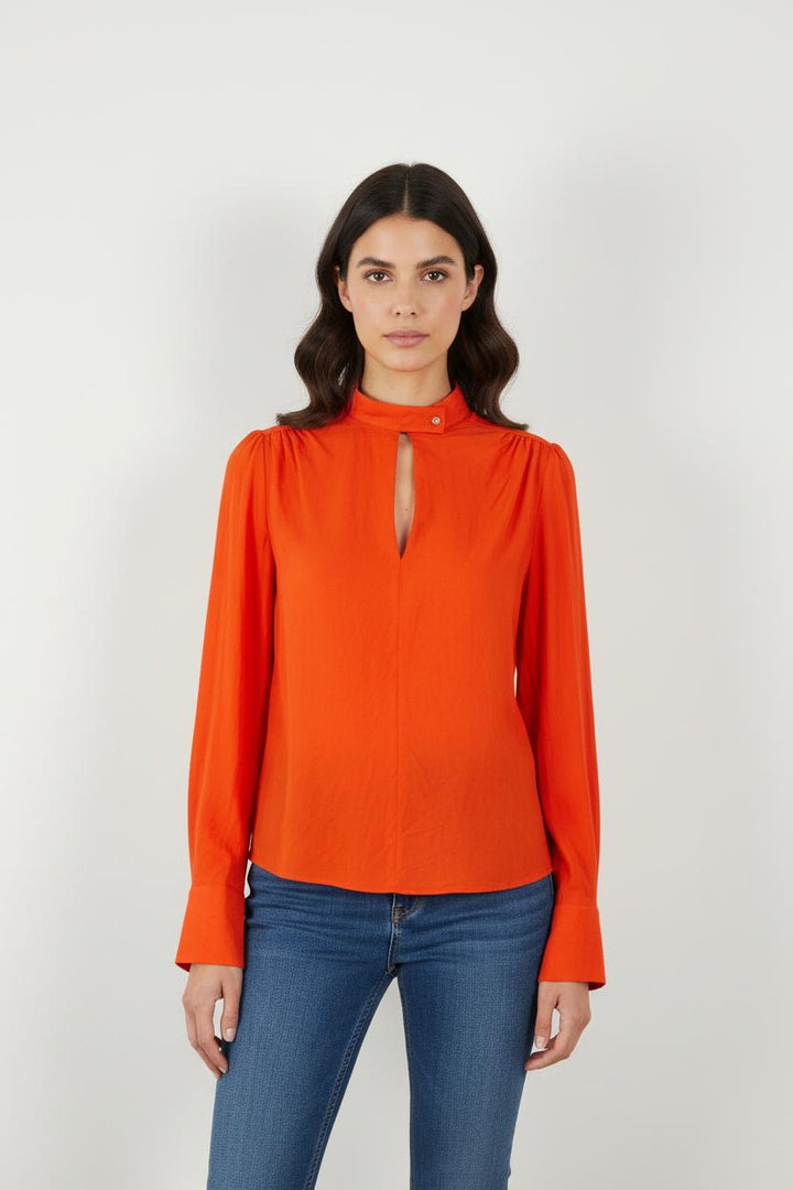 Blouse Orange - Taille S/36