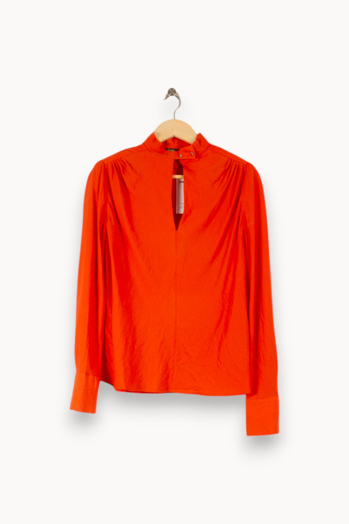 Blouse Orange - Taille S/36 de la marque Maje | PARAD35417 - Vendu par Paradigme - Image 2