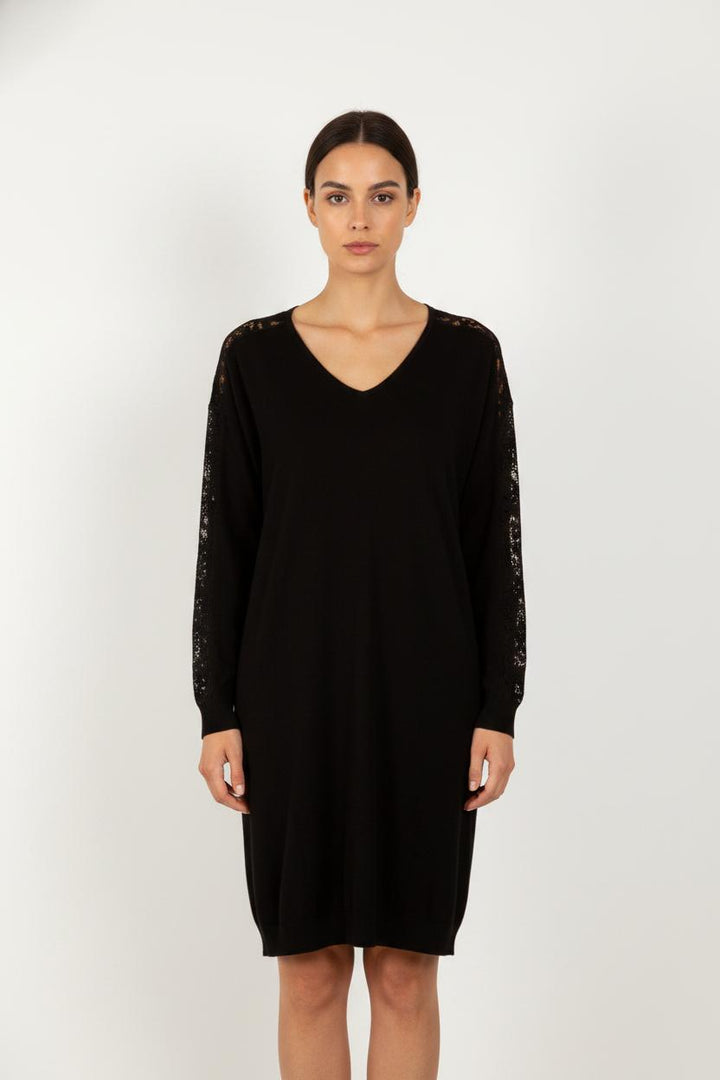 Robe Pull Noire - Taille L/40