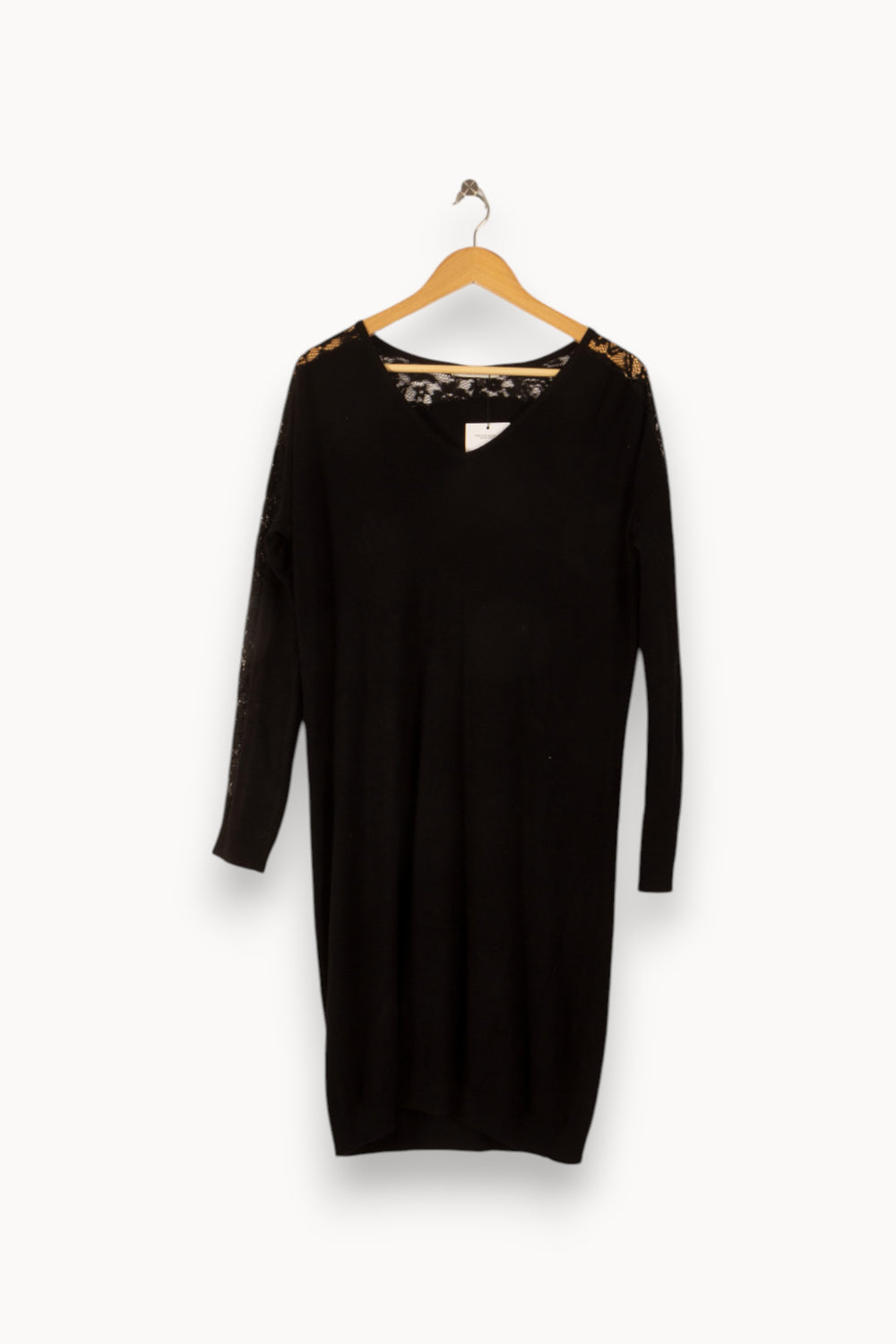 Robe Pull Noire - Taille L/40 de la marque ZAPA | PARAD35420 - Vendu par Paradigme - Image 2