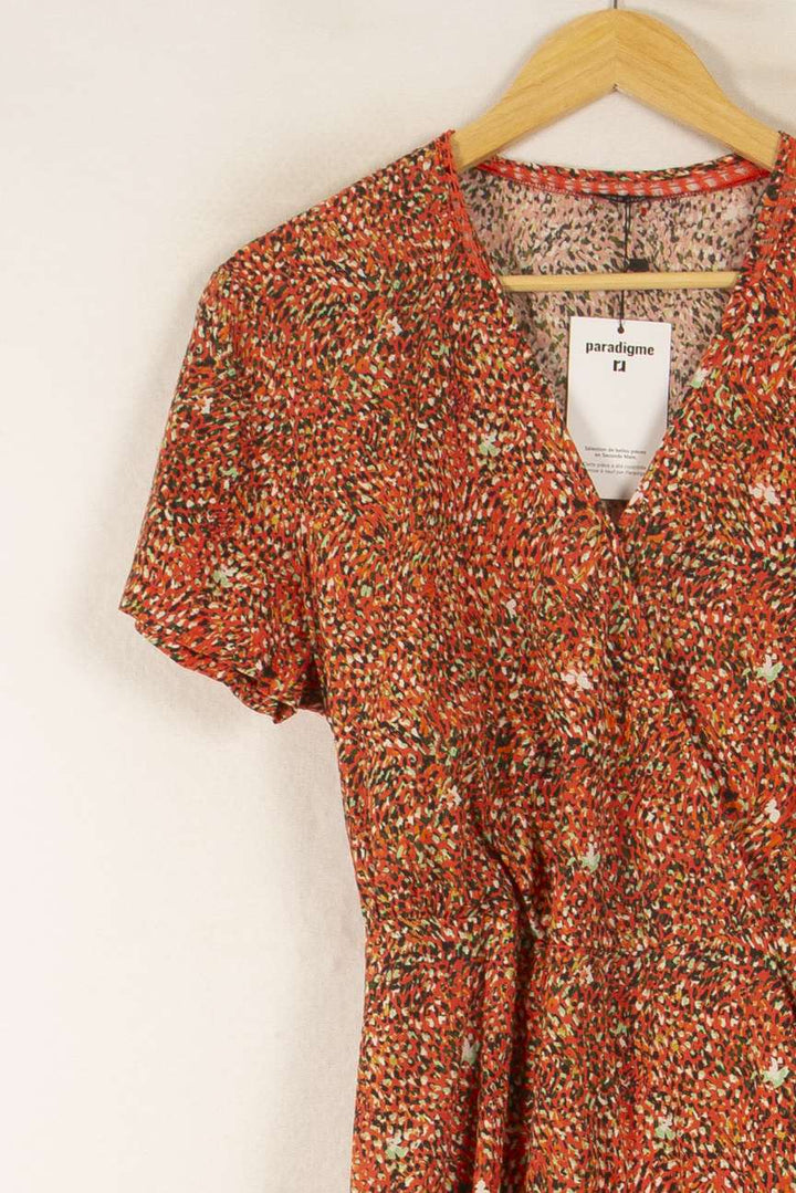 Robe Évasée Rouge et Blanche - Taille XXL/44 de la marque One Step | PARAD35421 - Vendu par Paradigme - Image 3