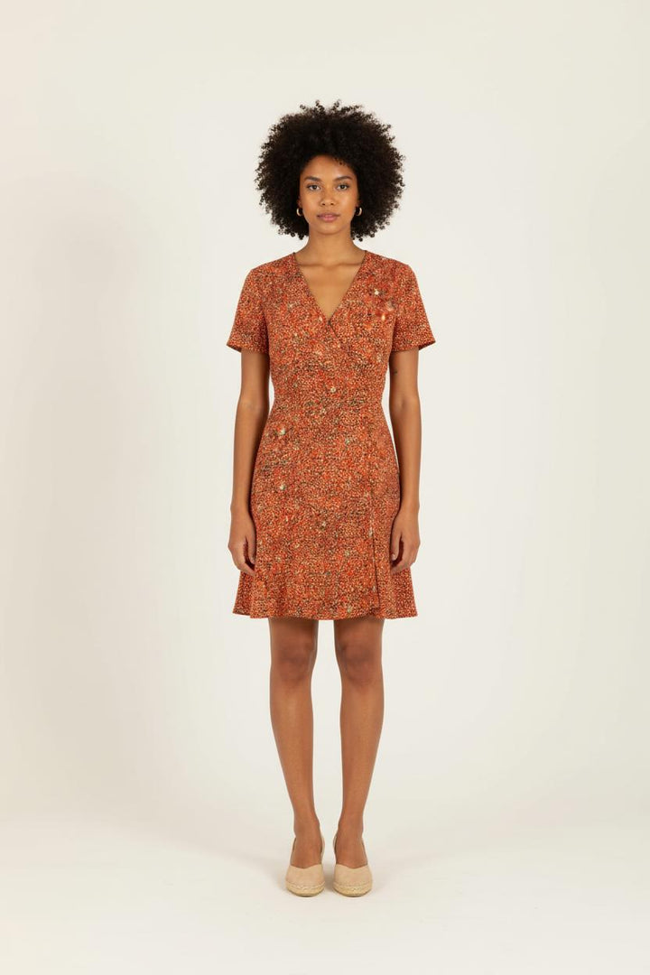 Robe Évasée Rouge et Blanche - Taille XXL/44 de la marque One Step | PARAD35421 - Vendu par Paradigme - Image 1