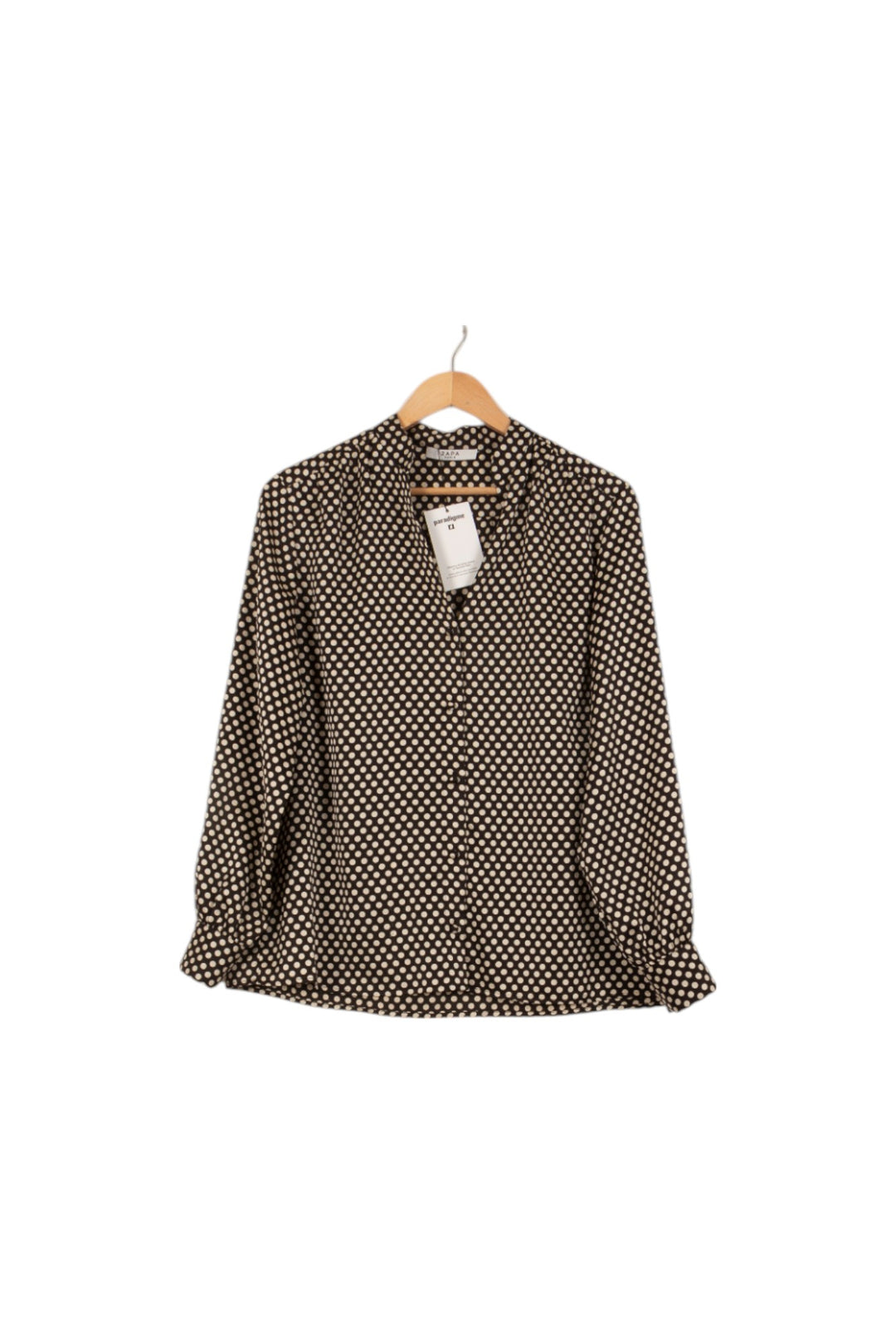 Chemise Noire et Blanche - Taille S/36 de la marque ZAPA | PARAD35423 - Vendu par Paradigme - Image 2